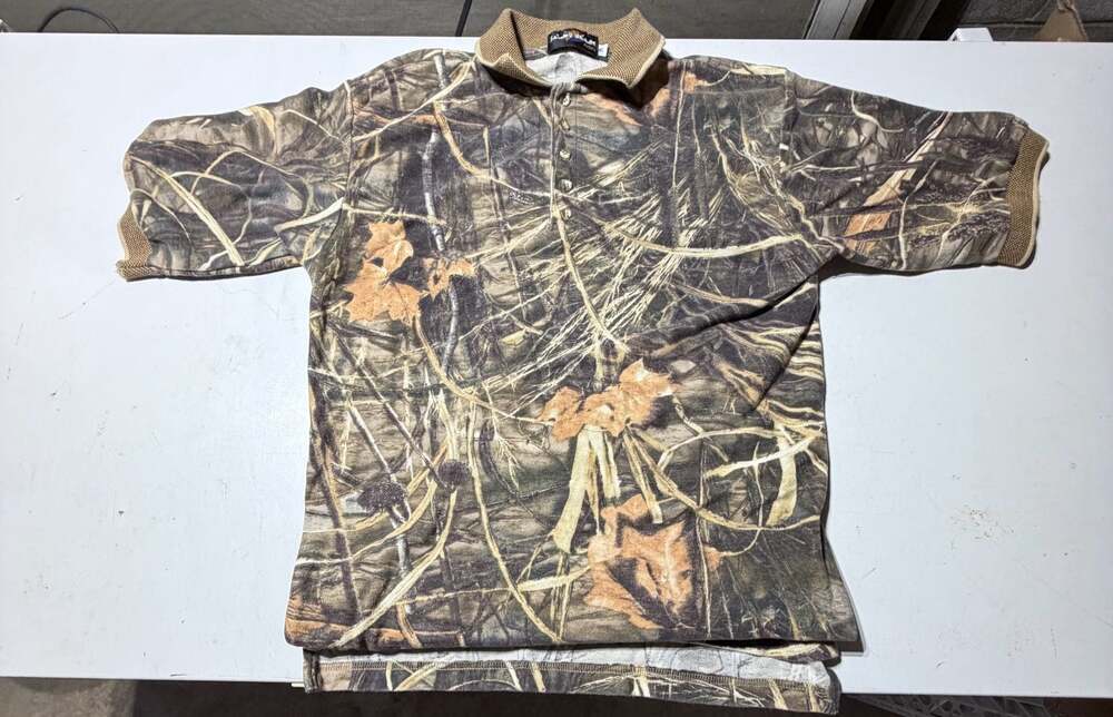 Vintage Wrapitup Janet Blast Camouflage Polo Shirt